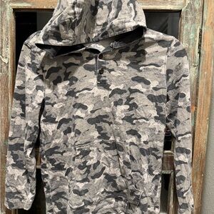 Old Navy Camouflage Hoodie - Gray and Black